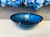 Kintsugi Blue Stoneware Bowl