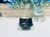 Kintsugi Repaired Black Porcelain Small Dish
