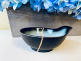 Kintsugi Repaired Aqua Glaze Sauce Dish
