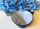 Kintsugi Repaired Large Blue Scale Fruit Bowl