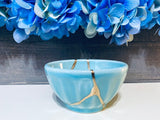 Kintsugi Dish, Home Decor, Gifts for Her, Gifts for Him, Personalized Gifts, Minimalist Style, Kintsugi Repaired Mint Mini Bowl