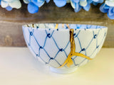 Kintsugi White Bowl Ring Pattern