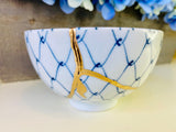 Kintsugi White Bowl Ring Pattern