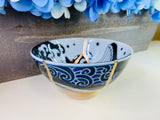 Kintsugi Bowls, Whale Bowl, Fine Art Ceramics, Japanese Decor, Kintsugi Pottery, Fathers Day Gifts, Wedding Gifts, Kintsugi White Whale Bowl