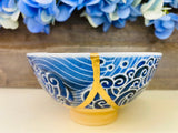 Kintsugi Bowls, Whale Bowl, Fine Art Ceramics, Japanese Decor, Kintsugi Pottery, Fathers Day Gifts, Wedding Gifts, Kintsugi White Whale Bowl