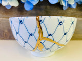 Kintsugi White Bowl Ring Pattern