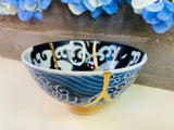 Kintsugi Bowls, Whale Bowl, Fine Art Ceramics, Japanese Decor, Kintsugi Pottery, Fathers Day Gifts, Wedding Gifts, Kintsugi White Whale Bowl