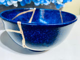 Kintsugi Ocean Blue Ramen Bowl Large
