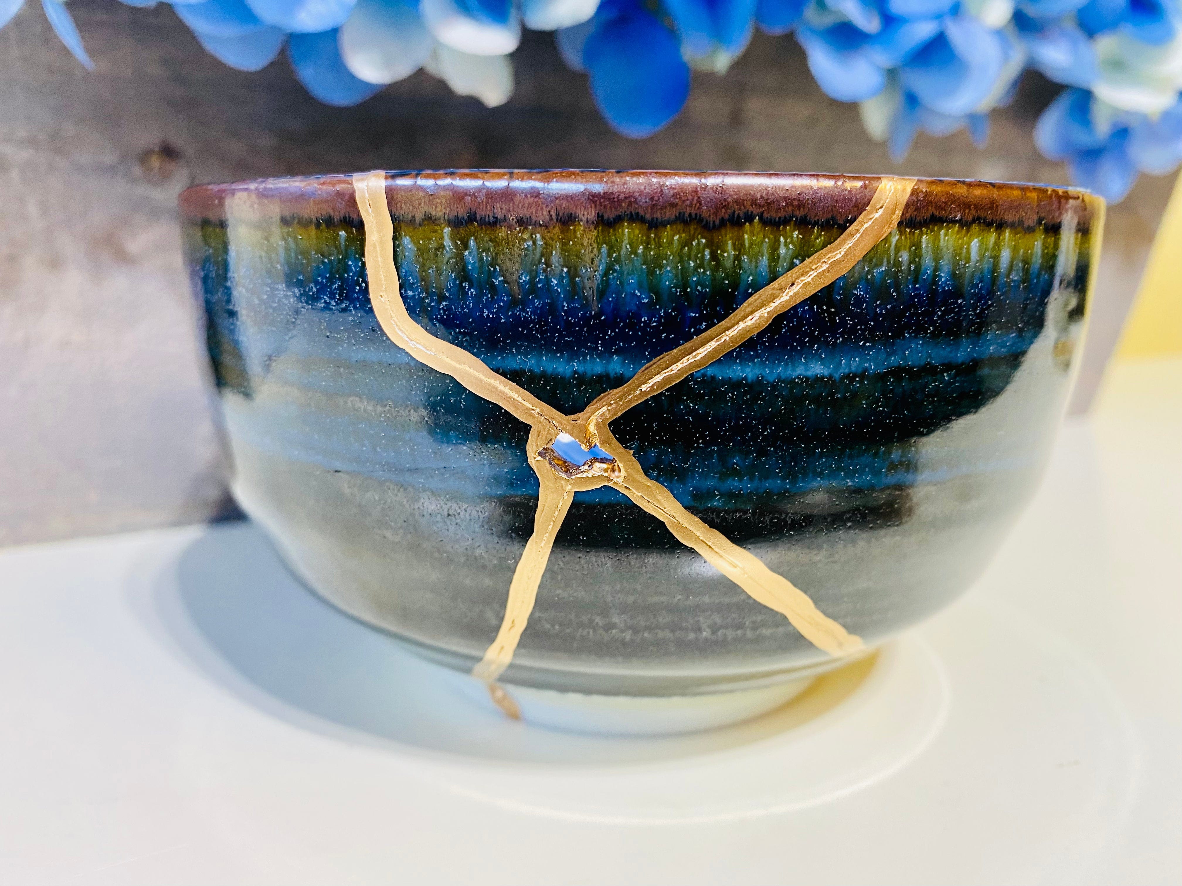 Kintsugi Repaired Inner Wave Bowl