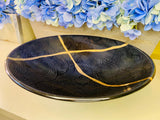 Kintsugi Bowls, Black Wave Bowl, Kintsugi Pottery, Minimalist Gifts, Home Decor, Personalized Gifts, Wedding Gifts, Kintsugi Black Wave Bowl
