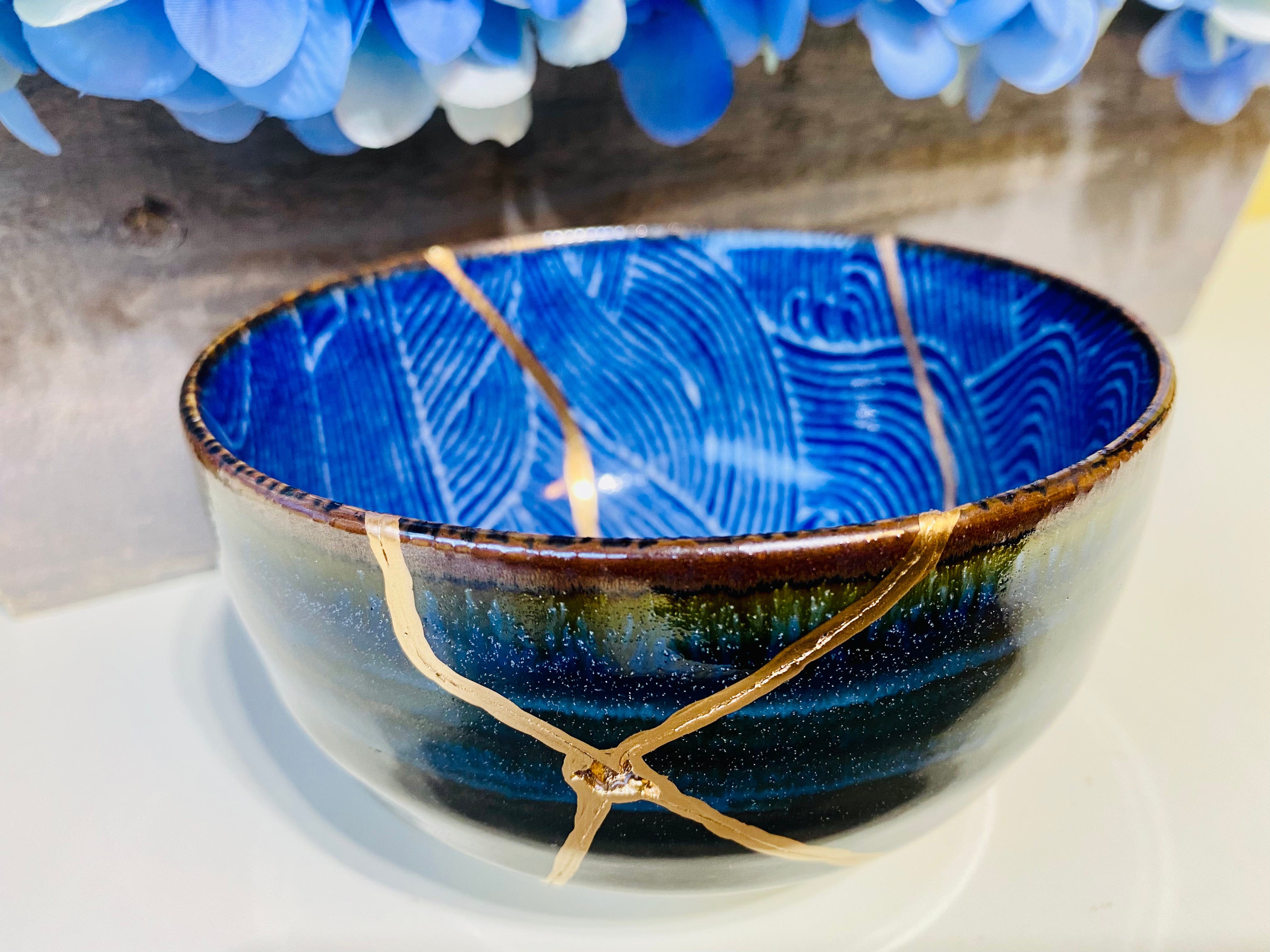 Kintsugi Repaired Inner Wave Bowl