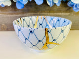 Kintsugi White Bowl Ring Pattern