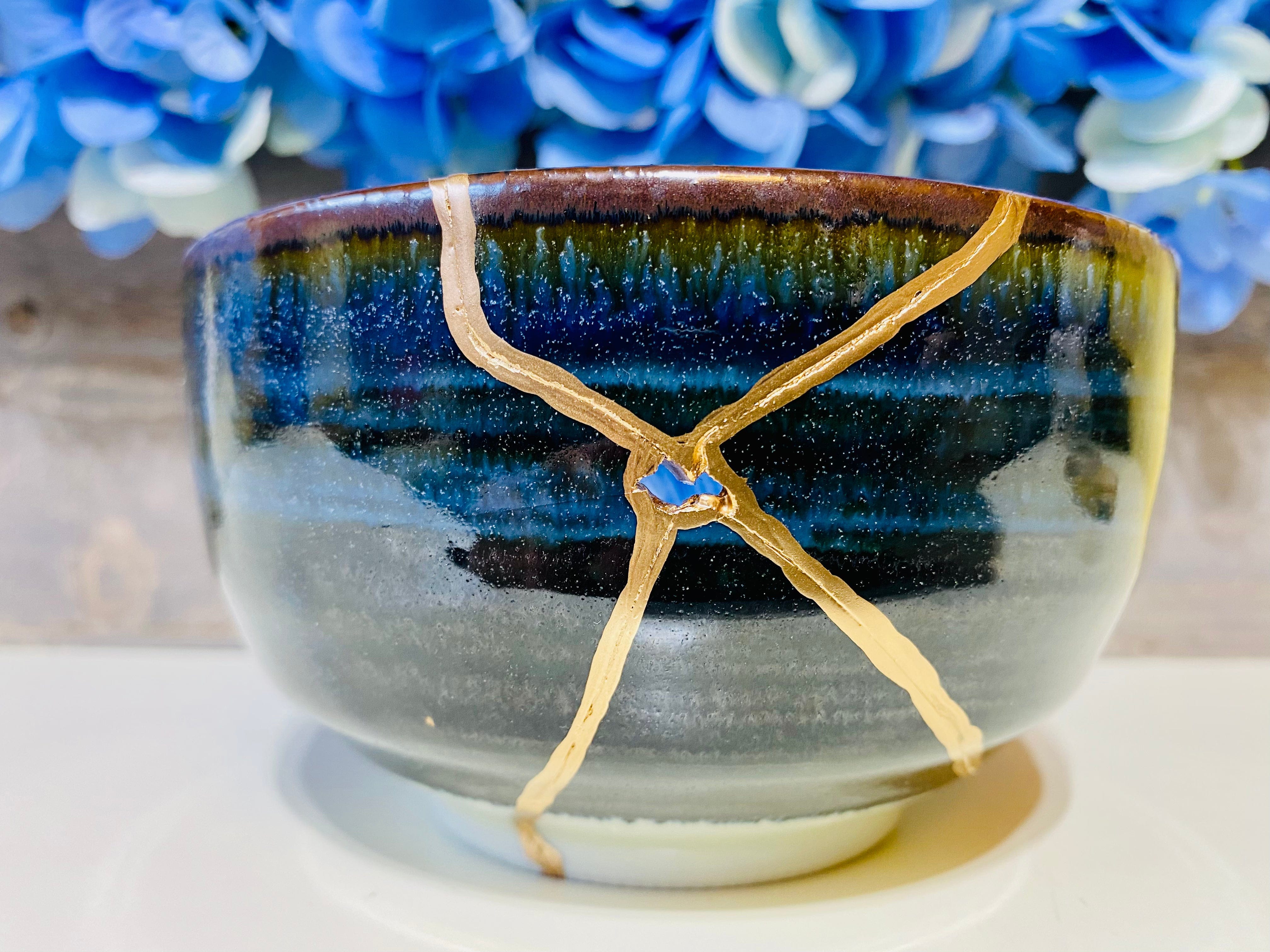 Kintsugi Repaired Inner Wave Bowl