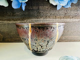 Kintsugi Bowl, Dragon Scale Japanese Teacup, Handmade Home Decor, Minimalist, Wedding Gift, Summer Gifts, Kintsugi Kit