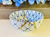 Kintsugi White Bowl Ring Pattern