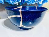 Kintsugi Ocean Blue Ramen Bowl Large
