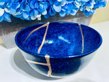Kintsugi Ocean Blue Ramen Bowl Large