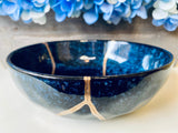 Kintsugi Repaired Blue Celestial Bowl