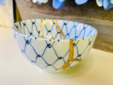 Kintsugi White Bowl Ring Pattern