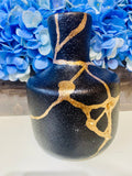 Kintsugi Black Stoneware Jar