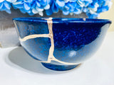 Kintsugi Ocean Blue Ramen Bowl Large