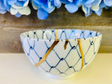 Kintsugi White Bowl Ring Pattern