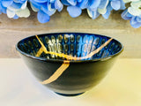 Kintsugi Blue Cobblestone Bowl