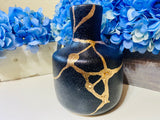 Kintsugi Black Stoneware Jar