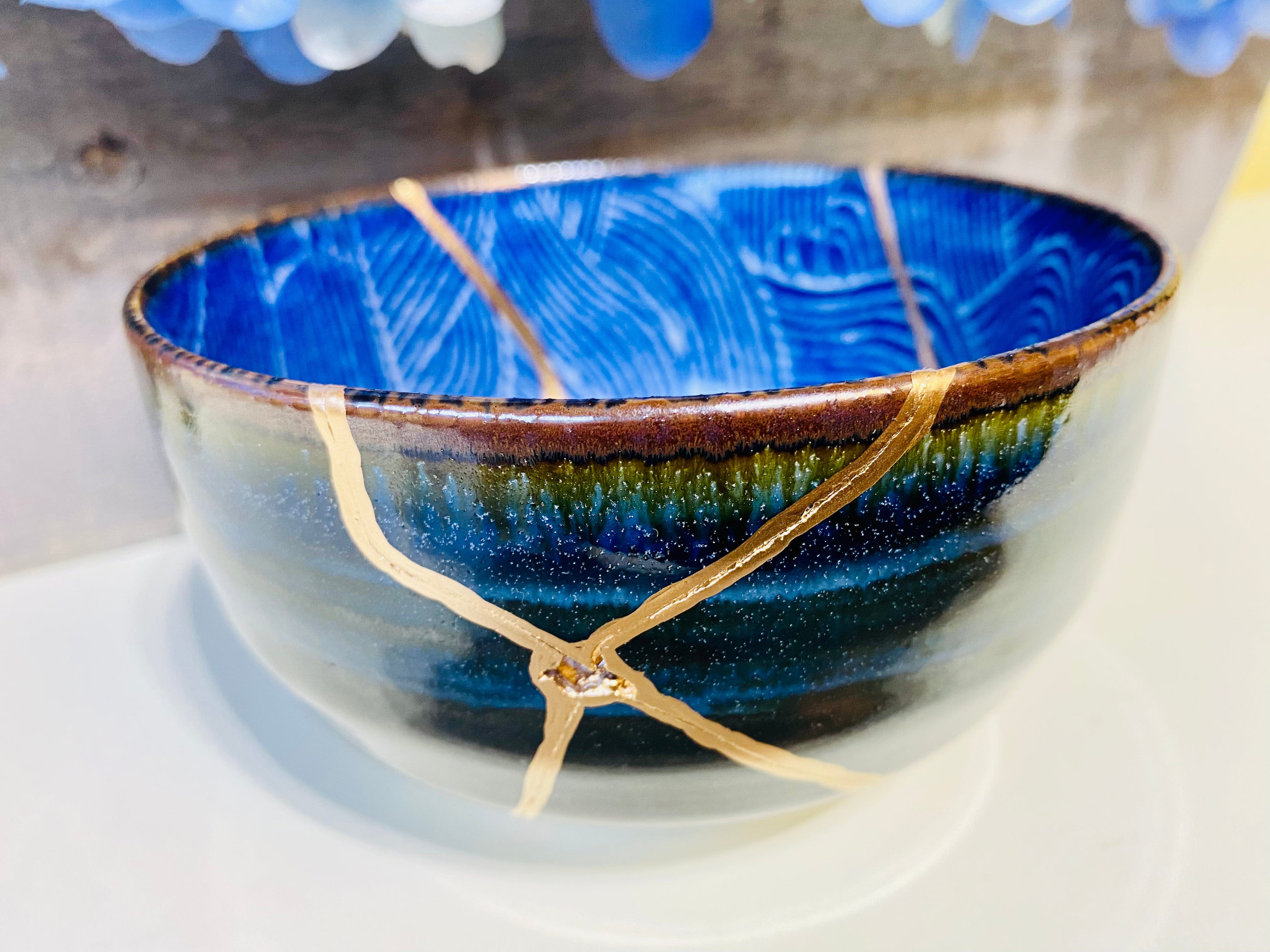 Kintsugi Repaired Inner Wave Bowl