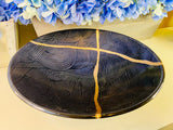 Kintsugi Bowls, Black Wave Bowl, Kintsugi Pottery, Minimalist Gifts, Home Decor, Personalized Gifts, Wedding Gifts, Kintsugi Black Wave Bowl