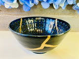 Kintsugi Blue Cobblestone Bowl