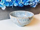 Kintsugi Bowl Glacial Grey Halo Rice Bowl