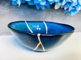 Kintsugi Blue Stoneware Bowl