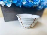Kintsugi Bowl, Home Decor, Personalized Gifts, Gifts for Her, Wedding Gifts, Home Gifts, Kintsugi Repaired Black or White Stoneware Sake Cup