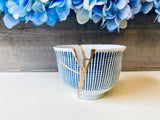 Kintsugi Repaired Small Blue Lined Teacup