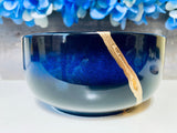 Kintsugi Repaired Blue Gradient Bowl Gold Repair