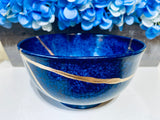 Kintsugi Ocean Blue Ramen Bowl Large