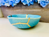 Kintsugi Bowls, Turkish Blue Bowl, Fine Art Ceramics, Minimalist Gifts, Room Decor, Personalized Gifts, Kintsugi Turkish Blue Bowl