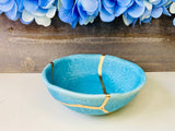 Kintsugi Bowls, Turkish Blue Bowl, Fine Art Ceramics, Minimalist Gifts, Room Decor, Personalized Gifts, Kintsugi Turkish Blue Bowl