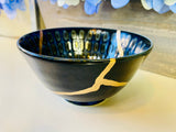 Kintsugi Blue Cobblestone Bowl